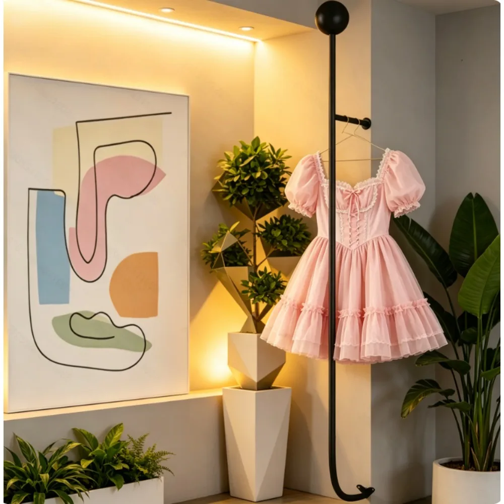 

Slim Detachable Vertical Wall Mounted Coat Rack, Space Saving Metal Entryway Hanger Organizer For Coats Bags And Hats Home Decor