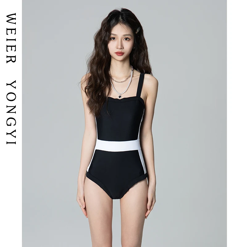 

Новый женский слитный купальник 2024 года: сексуальный, с эффектом утяжки талии, на бретельках, для термальных источников, с поддержкой для небольшой груди, повседневный.