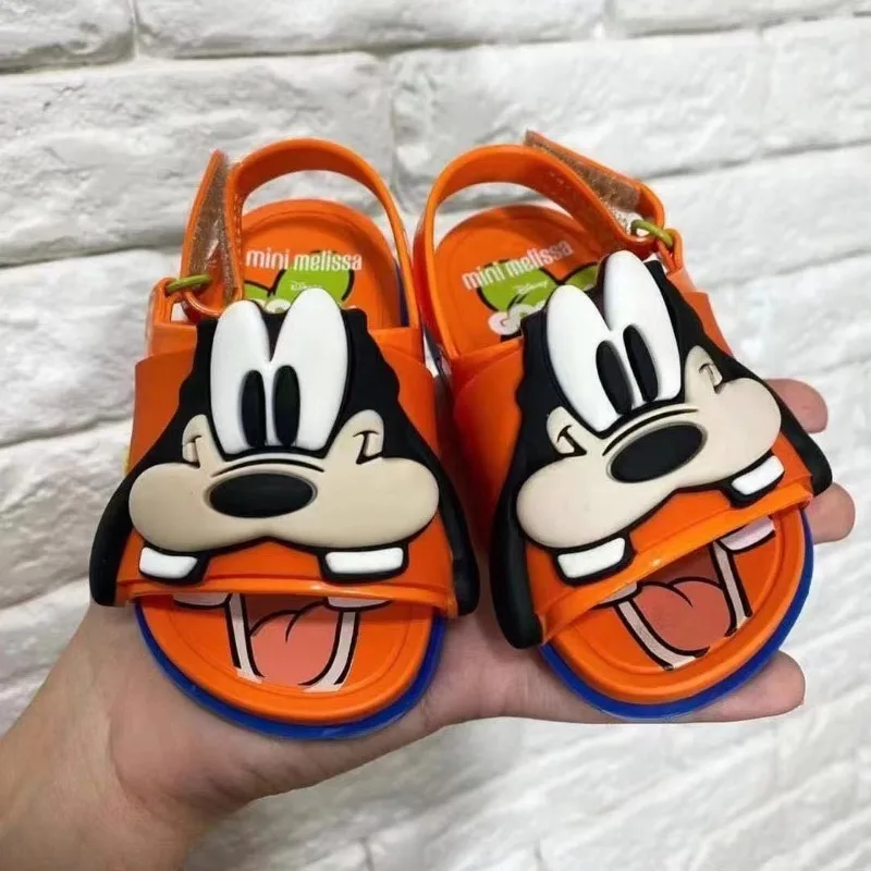 Disney Mickey Children\'s Slippers Kawaii Cartoon Sandals Kids Shoes in Summer Slippers Pluto Beach Slippers Baby Slipper Gifts