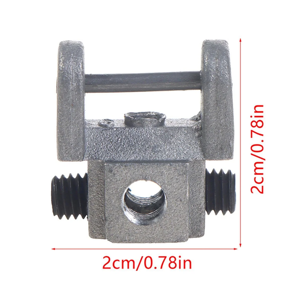 2 pezzi supporti per lame per sega a scorrimento kit di conversione adattatore senza pin supporti per lame superiori/inferiori in metallo XY