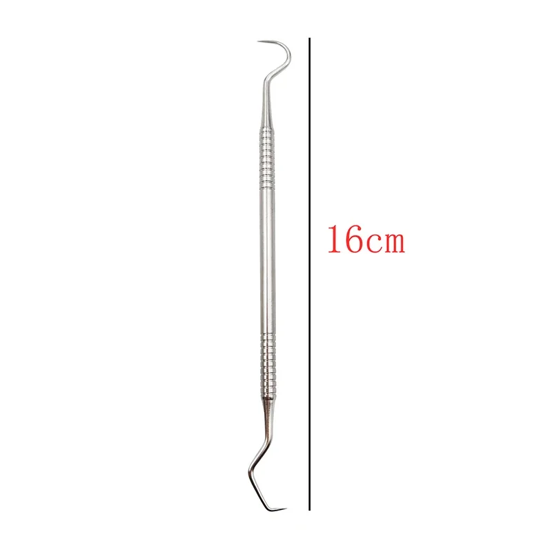 5Pcs Dental Explorer Probe Double Ended Teeth Cleaning Hygiene Hook Pick Tool for Dentist Oral Care