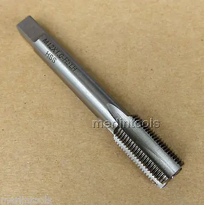 12mm x 1 Metric HSS Left hand Tap M12 x 1.0mm Pitch