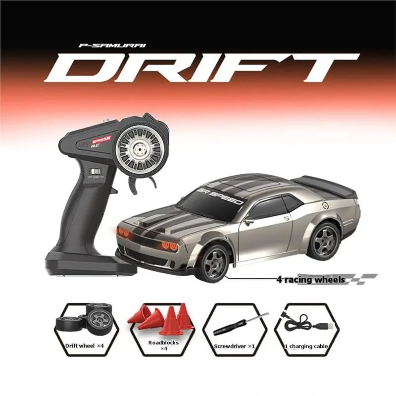 AS96-High-Speed Remote Control 1:43 Scale Rc Full-Scale Directional Throttle Car Four-Wheel Drive Gyroscope Functionality