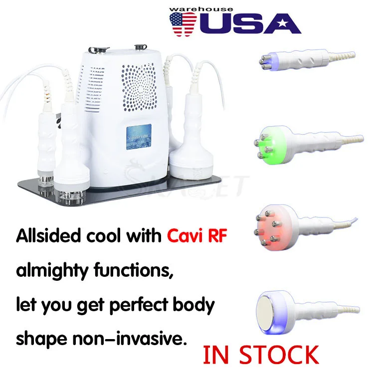 

Beauty Salon 4 In 1 Cavitation RF Skin Tightening Frozen Body Sculpting Cellulite Removal Fat Lipolysis Slimming Machine