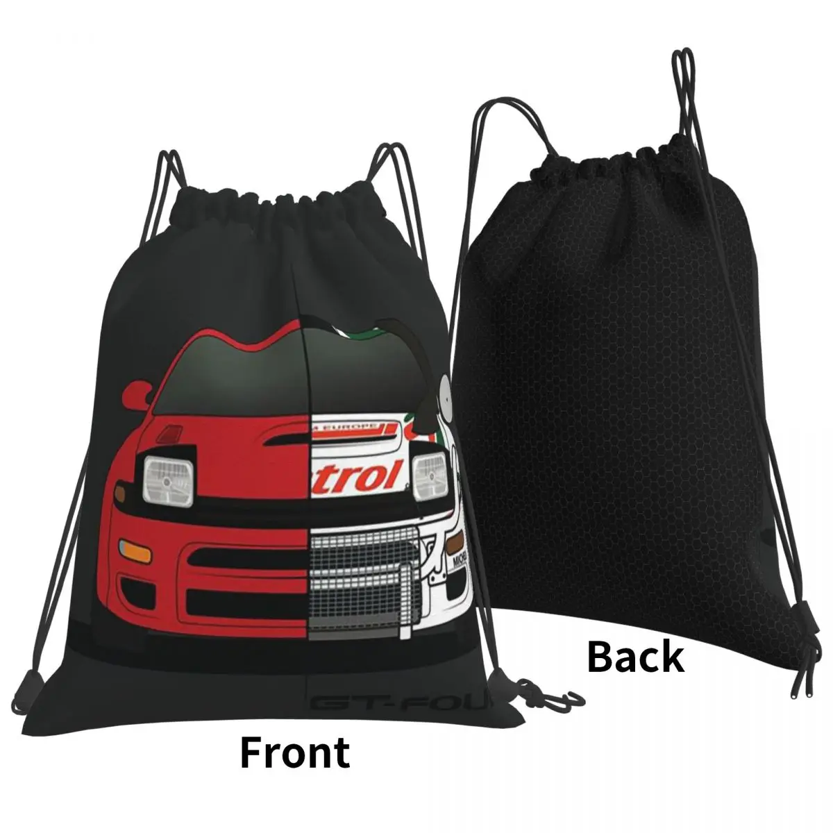 Celica Gt-Four Alltrac All Trac Awd Rally Raid Backpacks Drawstring Bags Sundries Bag Book Bags for Man Woman School