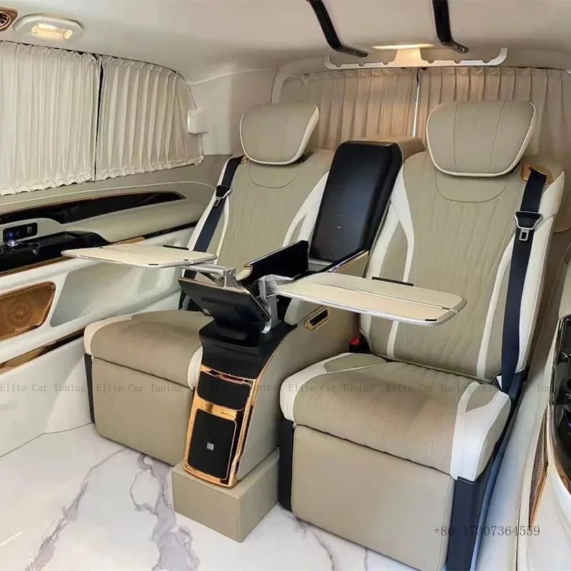 New product Vito V Class Metris Full Set Interior Upgrade Kit Dashboard Hidden Bar Seats Partition for  V Class Vito M