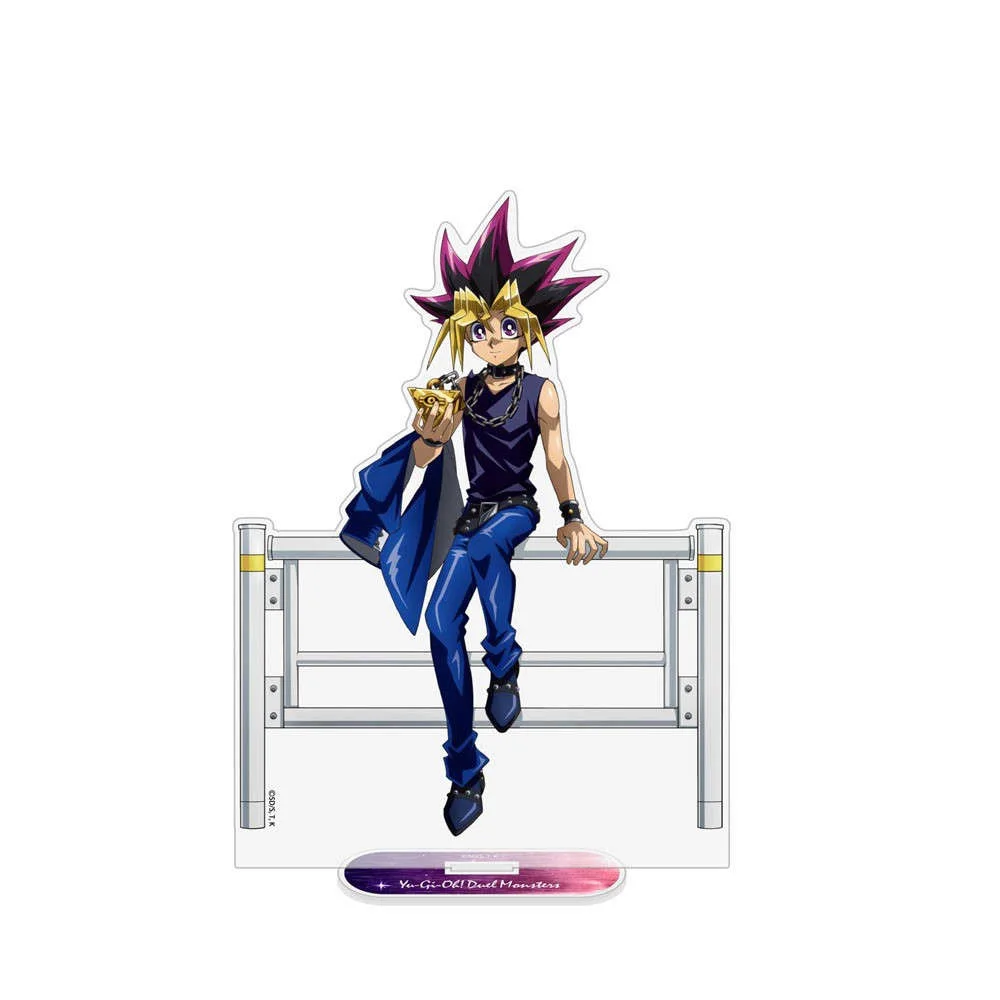 ¡Regalos para fanáticos del anime Yu-Gi-Oh! Duel Monsters GX Off Mode Duelists Ver HD Personaje Soporte Acrílico Decoración De Escritorio Serie Aproximadamente 15 cm