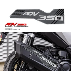 Per HONDA ADV350 ADV 350 2022 2023 adesivo in resina per moto 3D adesivo per tubo di scarico decalcomania antigraffio antiscivolo decorare adesivo