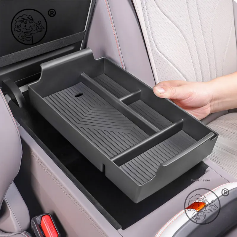 Picture 4: For ZEEKR 7GT 2025 2026 Car Armrest Storage Box Center Console Organizer Center Console Interior Accessories