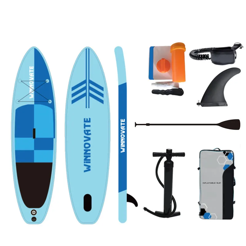 

WINNOVATE2827 Best Selling Factory 320cm Inflatable SUP Paddle Board for Watersports for Fishing and Surfing