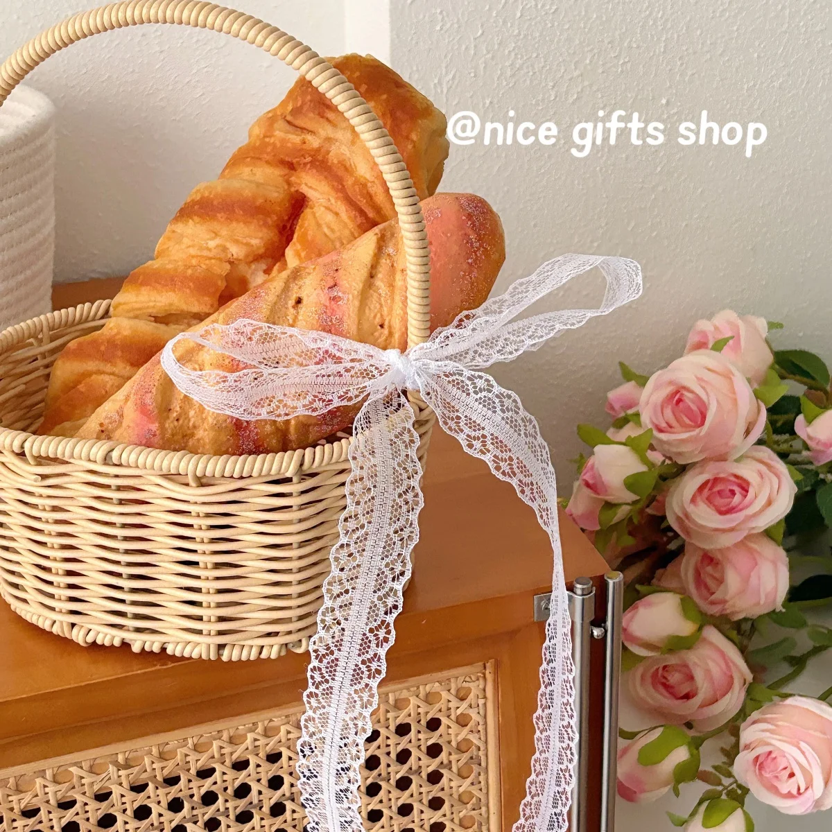 1/3pcs Cut-out Lace Ribbon Valentine's Day Bouquet Gift Decoration Straps DIY Hair Accessories Clothing Materials Wedding Ribbon