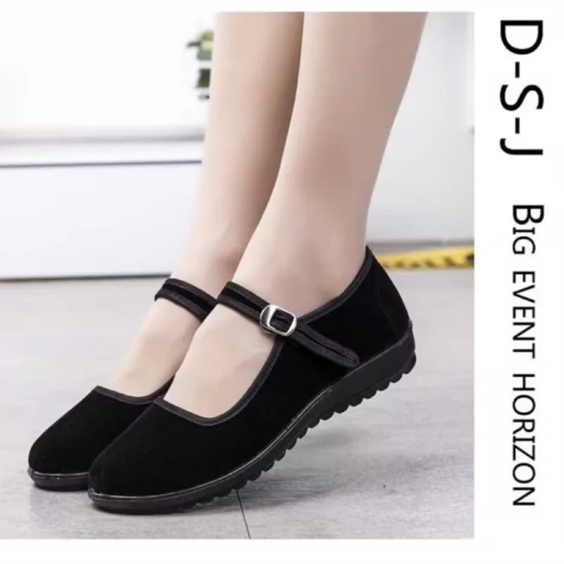 Ladies Service Work Shoes Breathable Polyurethane Soft Sole Comfort Walking Shoes For Hotel Housekeeping