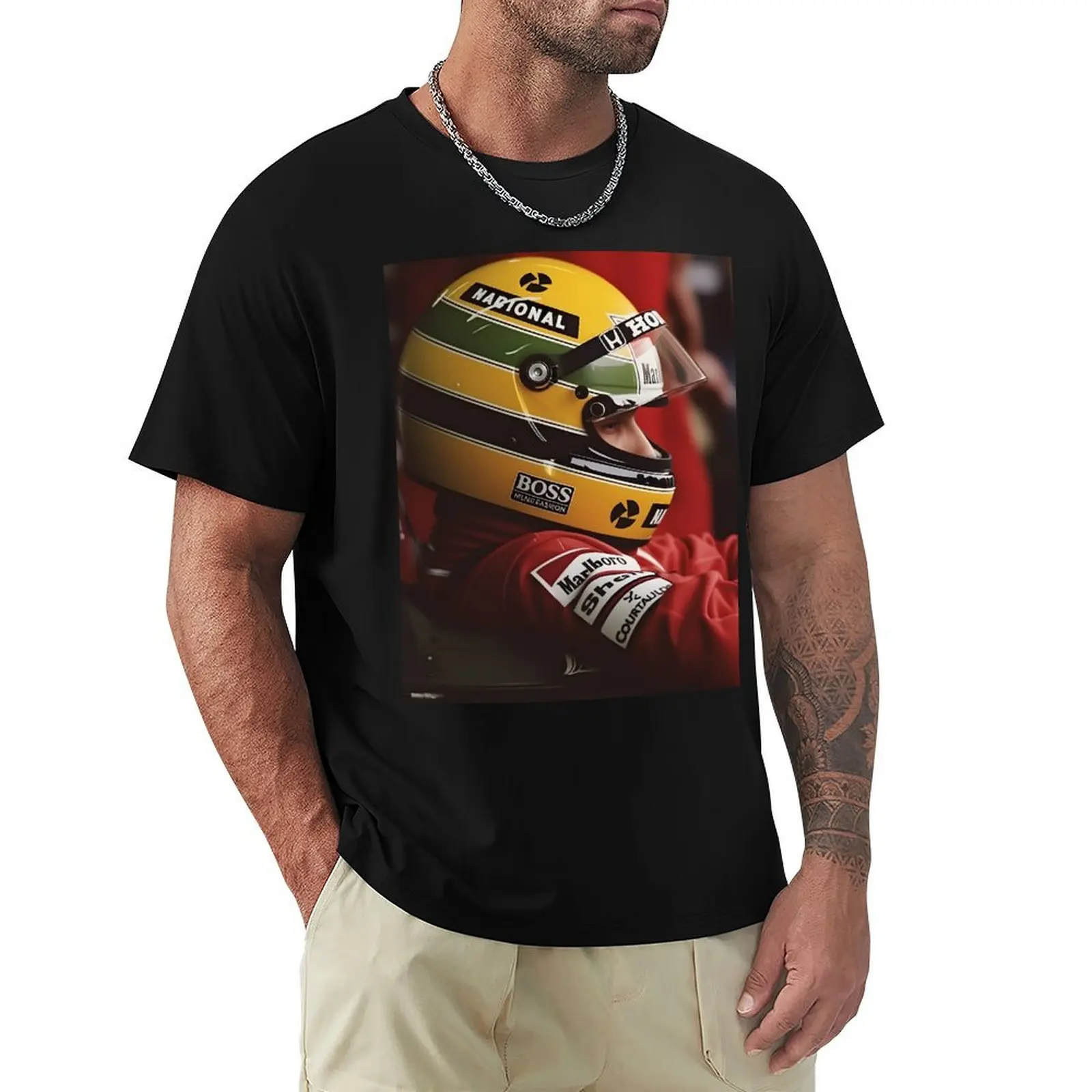 

Ayrton Senna: The Legend T-Shirt graphic t shirts baggy shirts mens clothing