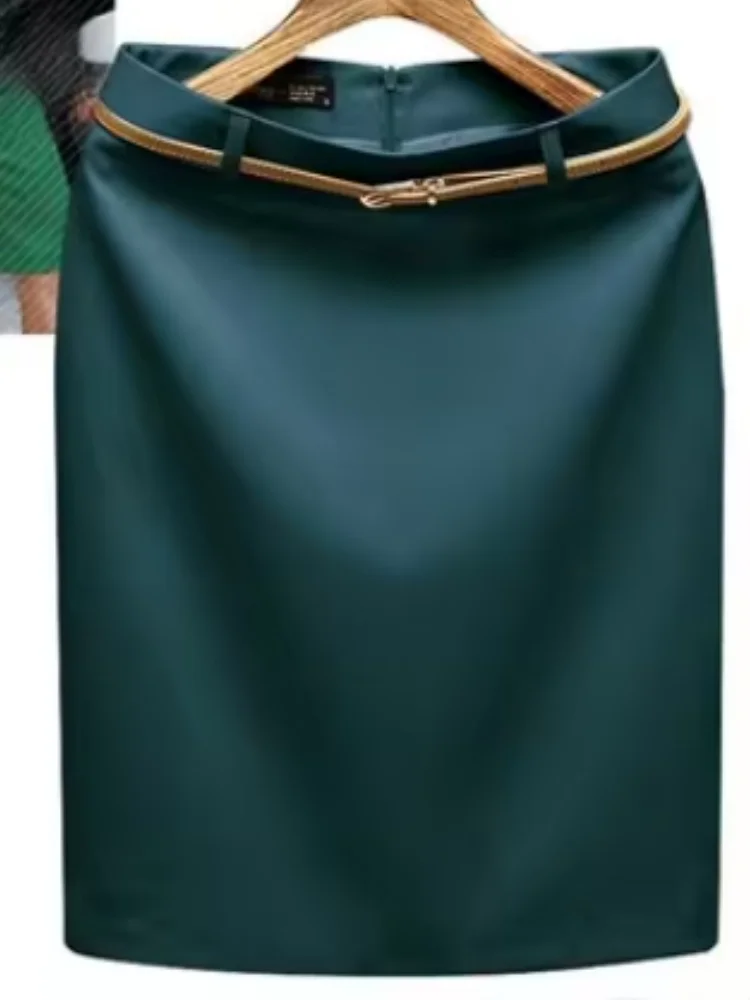 High Waist A-skirt Women's Professional Workwear Short Skirt Summer 2026 New Slimming High-waisted Thin Commute Bodycon Skirt
