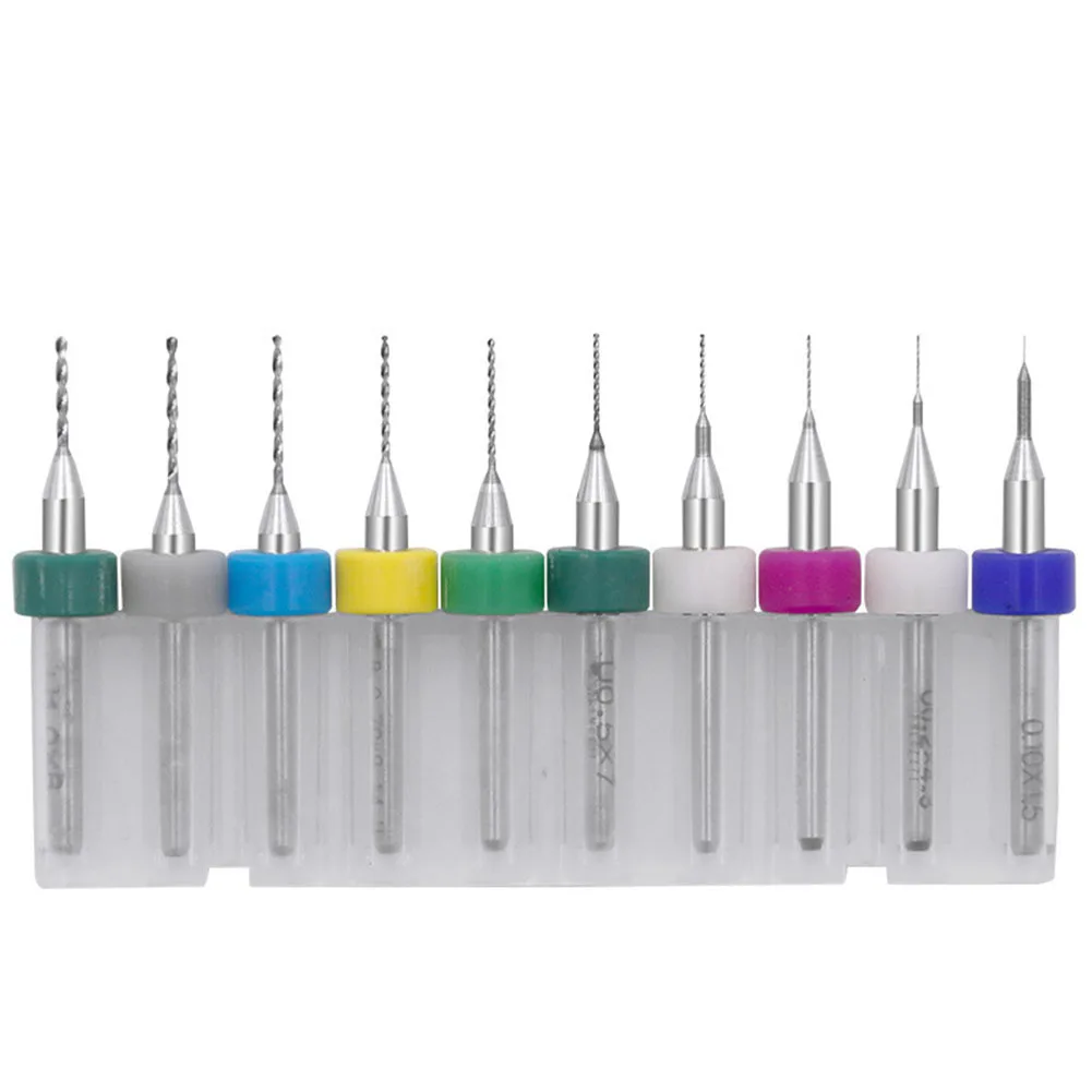 

30 Pieces Carbide PCB Drill Bits Set for Accurate Metal and Circuit Board Drilling with 3 175mm Shank Diameter