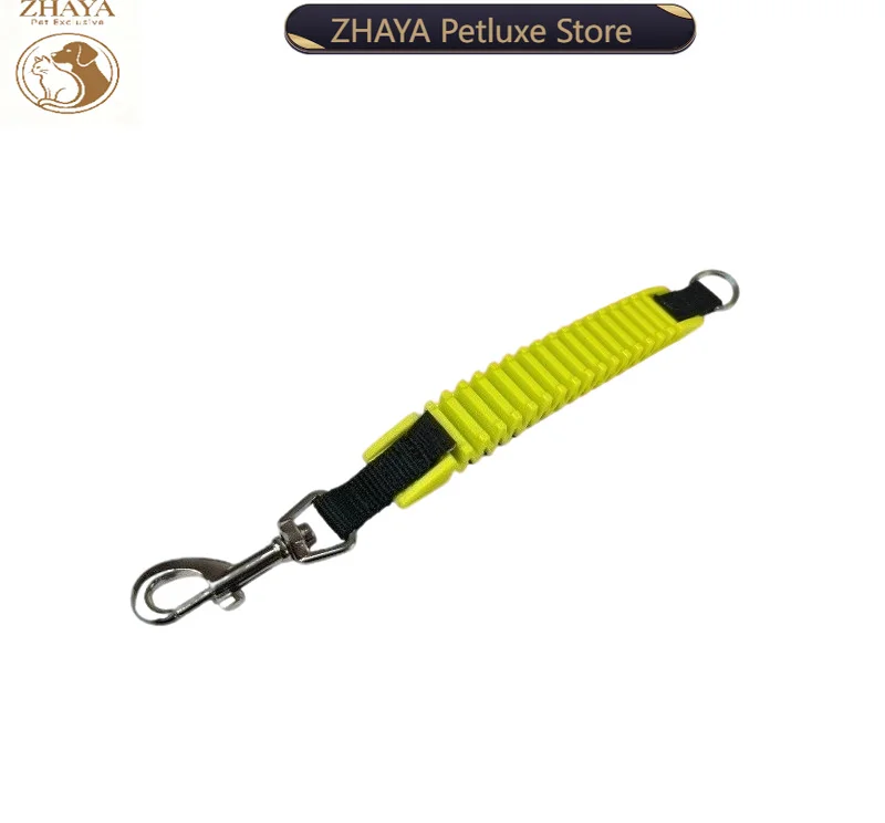 ZHAYA Dog Leash Shock Absorber Bungee Elastic Anti Pull Connector For Harness Collar Walking Training Outdoor Pet Supplies