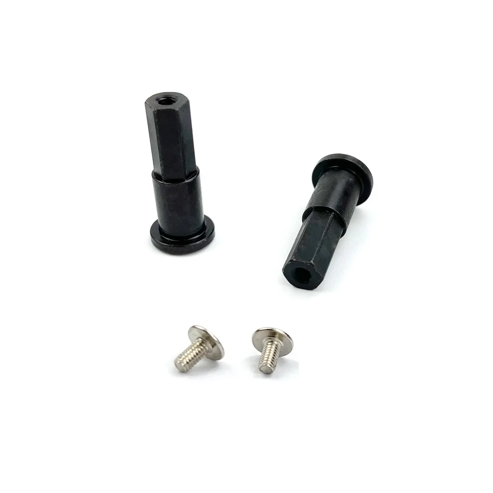 Voor WPL D12 1/10 RC Auto Upgrade Onderdelen Metalen 5mm Voorwiel Hub Hex Adapter Combiner & Achteras as Adapter EEN