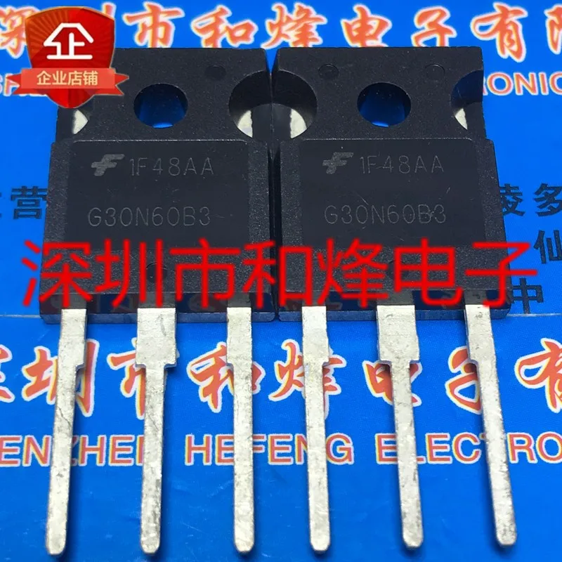 5PCS-10PCS HGTG30N60B3 G30N60B3  TO-247 60A 600V Really Stock Best Quality Guarantee Transistor Can Be Purchased