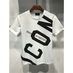 Classical Summer 2023 Men's ICON Cotton Basic T Shirt for Men Causal Tshirt Male Top Quality Tops Soft T-shirt Size: M-3XL