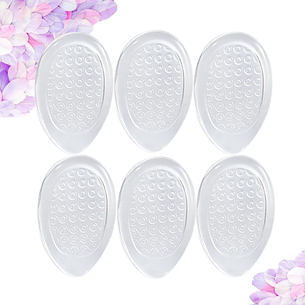 

3 Pairs Transparent Gel Heel Pads Comfortable Shoe Cushion Plantar Care for Women Girls Ladies Heel Cushion
