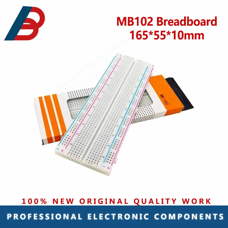 MB102 planche à pain pour MB-102 Protoboard PCB planche à pain 830 points Solderless Universal Prototype Test développer pour Arduino