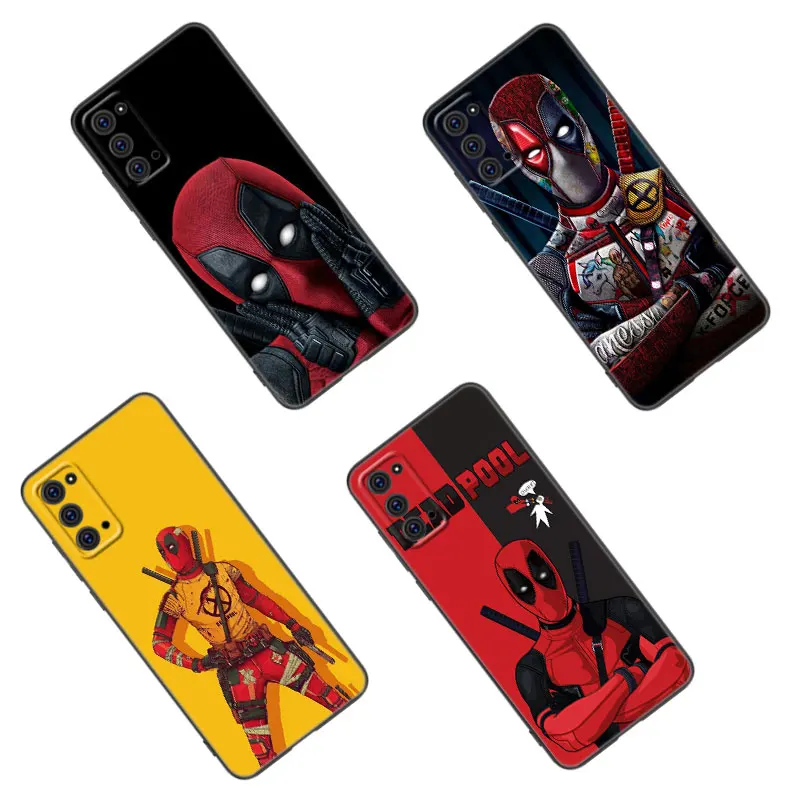 Super Hero Deadpool Phone Case For Samsung Note 10 20 M04 M13 M32 M14 M15 M23 M33 M34 M42 M52 M53 M54 M55 5G M11 M12 M21 M31 M51