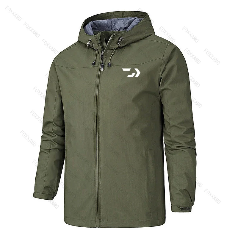 Waterproof Fishing Raincoat for Men, Raincoat for Cycling, Windproof Jacket, Mountaineering Clothes, Spring and Autumn Coat,