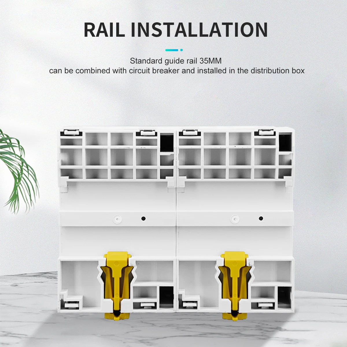 TOCT1-100 4P 100A 4NO 400V 50/60HZ Din السكك الحديدية المنزلية التيار المتناوب وحدات قواطع 4NO أو 2NO 2NC 230V كولي #5