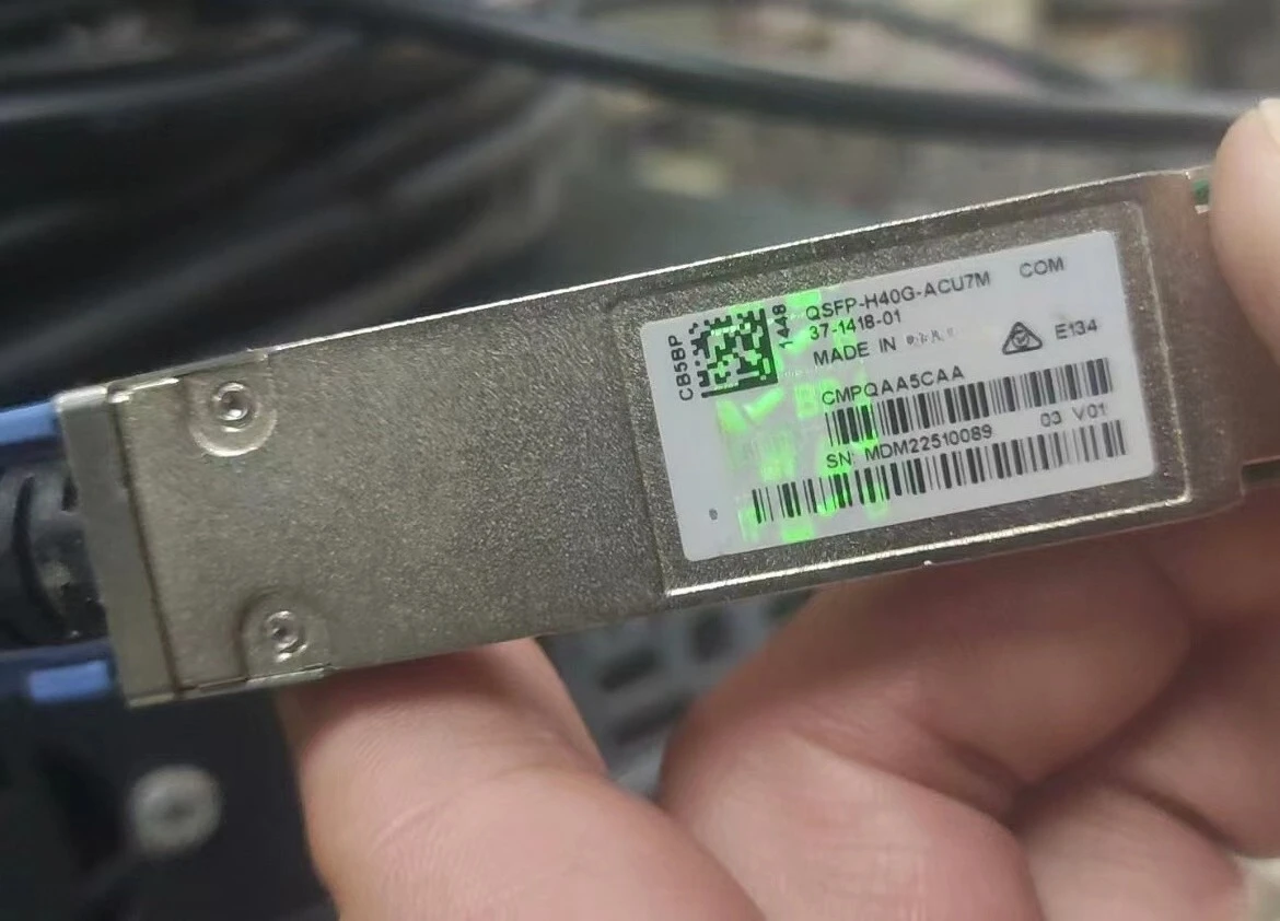 1x Used For Cisco QSFP-H40G-ACU7M 40GBASE-CR4 Direct-Attach Copper Cable 7m