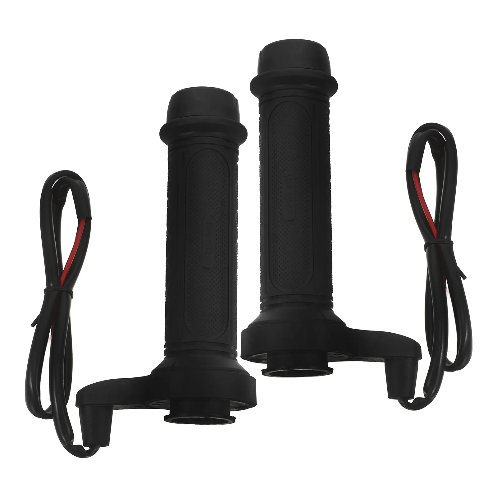 

Electric Heated Handlebar Grips 22mm Black PVC Metal Motorcycle Motorbike 12V Easy Install Temperature Adjustable Energy Saving