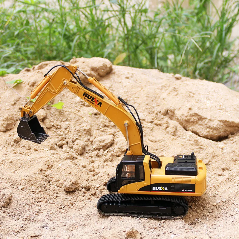 

28cm 1:40 Alloy engineering vehicle excavator excavator model boy toy car collection model kids gift