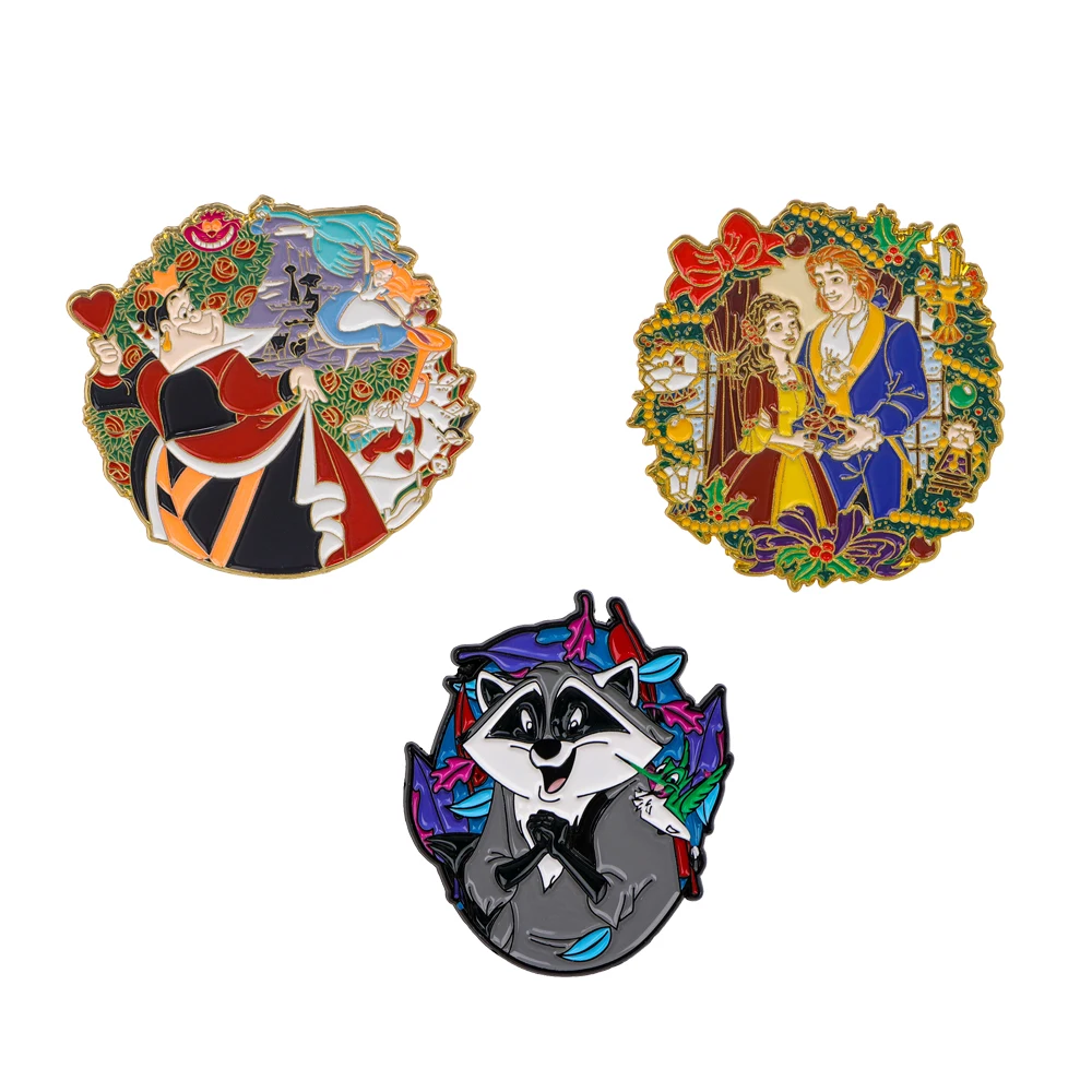 

Cartoon Princess Prince Enamel Pin Women's Brooches Lapel Pins for Backpack Briefcase Badges Fashion Accessories Gifts