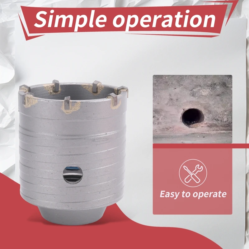 ABNO-SDS Plus mata bor listrik, mata bor pembuka lubang dinding batu bata berongga beton AC pipa Air lubang Driller