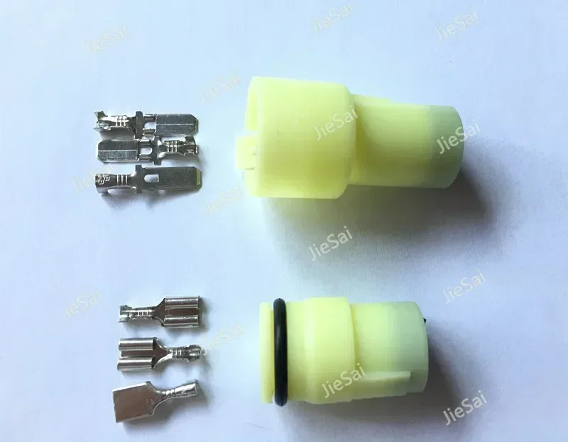 3 Pin 6.3 Automobile Waterproof Spark Plug Connector Female And Male 6187-3551 6180-3541