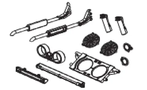 For ZD Racing DBX-07  1/7 RC Car Car shell decoration accessories  8646