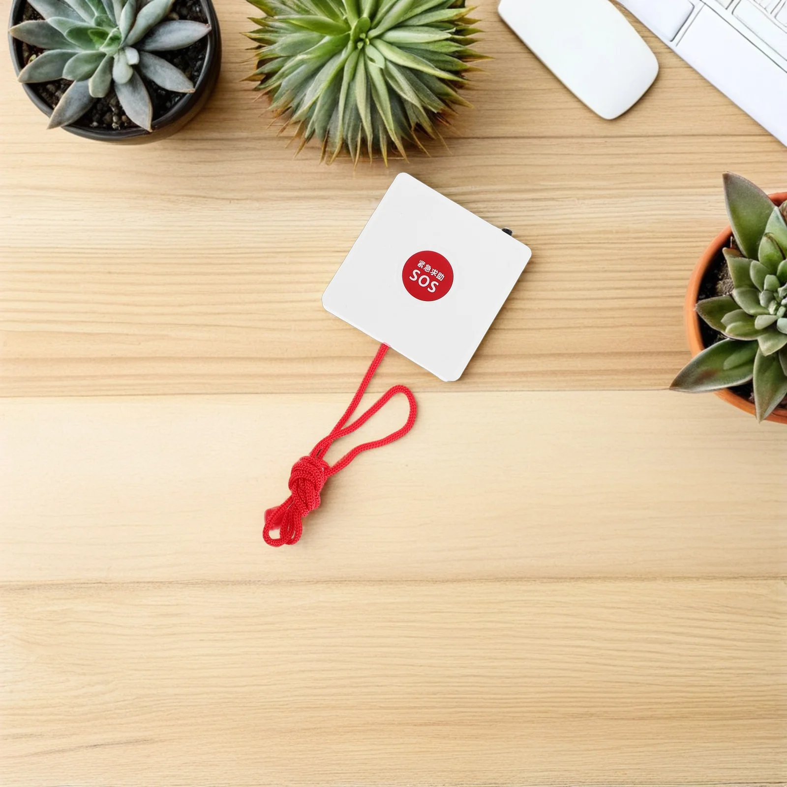 Botón de llamada de emergencia inalámbrico con cable para personas mayores, sistema de alarma montado en la pared para el baño, prevención de caídas