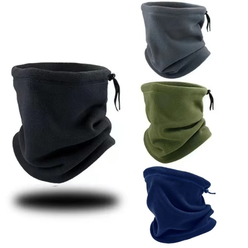 Winter Motorcycle Warm Mask for Men Women Fleece Neck Outdoor Warmer Windproof Scarf Camping Hiking Balaclava Cycling Face Mask