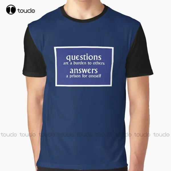 Questions / Answers Graphic T-Shirt Cotton Shirts For Women Men Digital Printing Tee Shirts Christmas Gift New Popular Xxs-5Xl