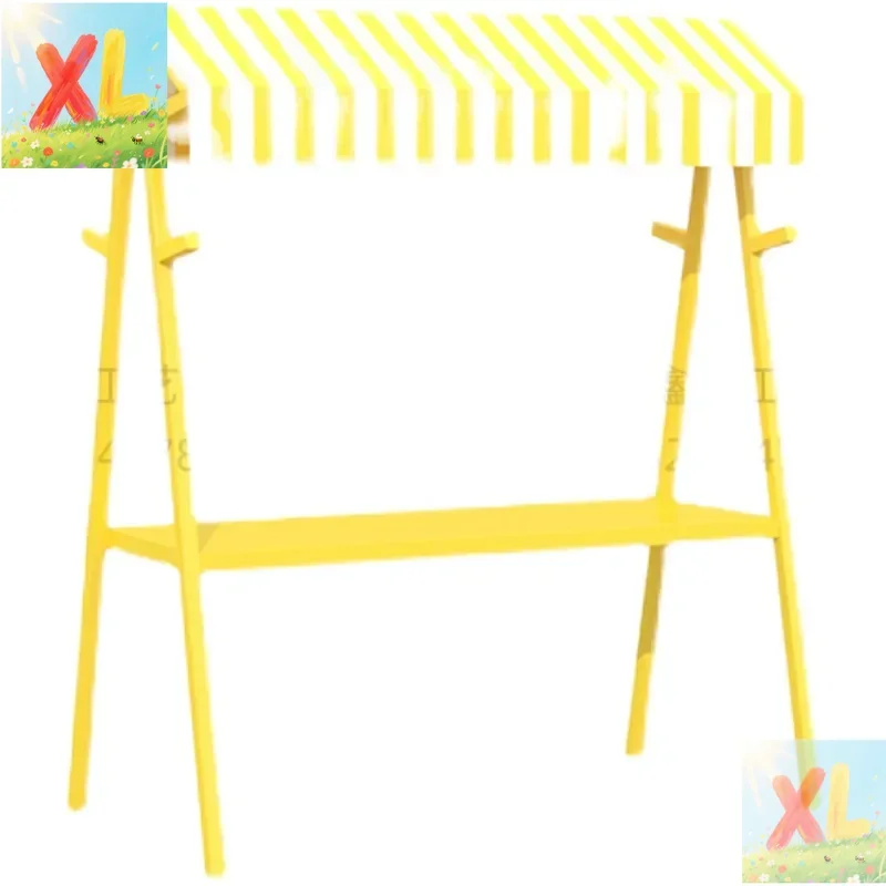 

Modern wrought iron float stall trolley display stand snack cart night market stall trolley market stall outdoor