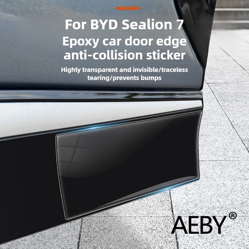 

AEBY For BYD Sealion 7 2024 Car Door Corner Anti Collision Strip, Anti Scratch Guard Protective Tape Cover Edge Film Accessories