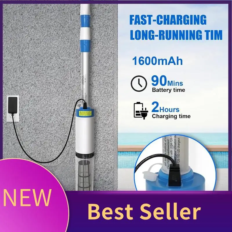 

ABHI-US PLUG 3 In 1 Cordless Pool Vacuum,Handheld Pool Cleaner For Spas,Hot Tubs And Small Pools For Sand And Debris