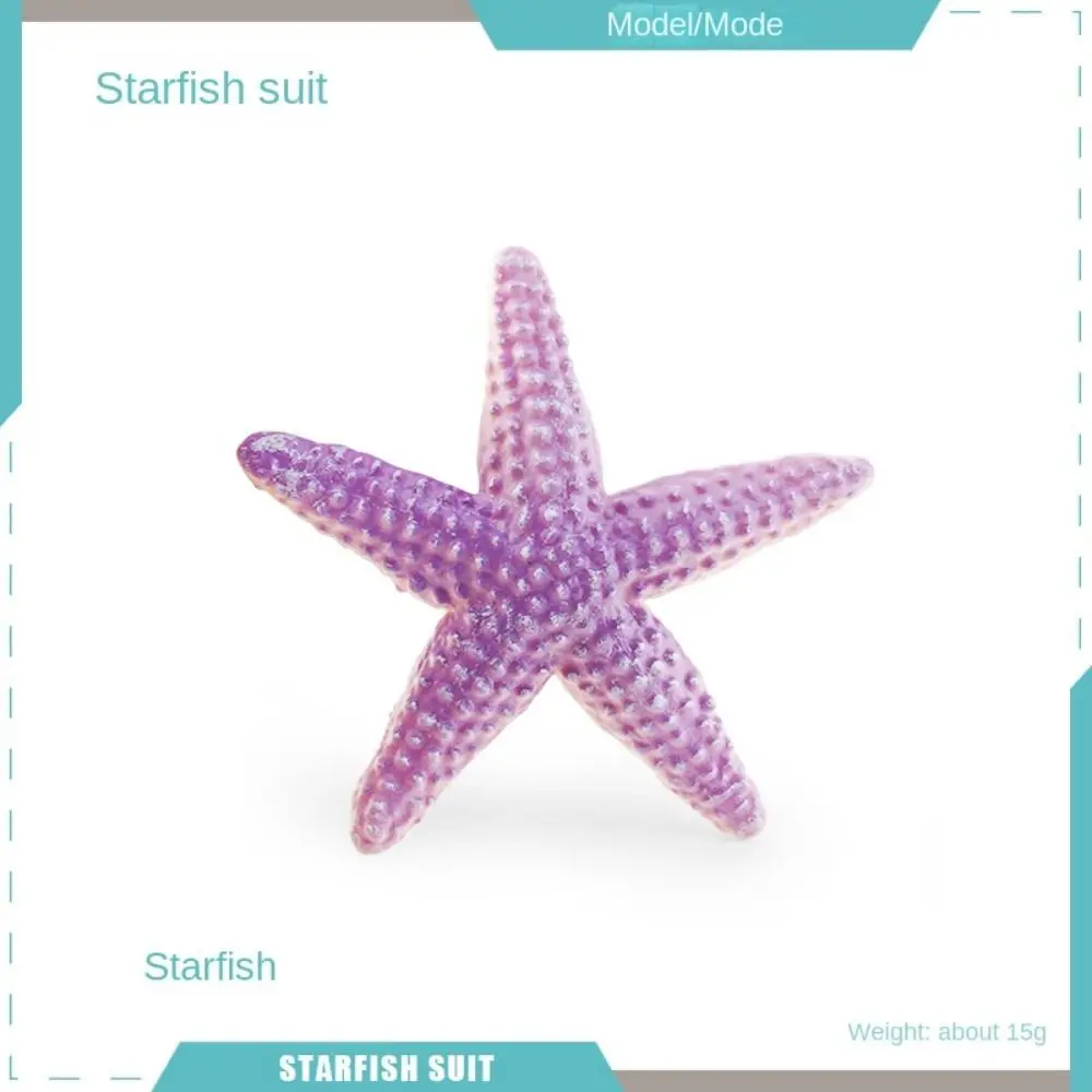 Marine Animals Ocean Animal Figurine Solid Lifelike Sea Life Model multi-colored Plastic Realistic Ocean Action Figure