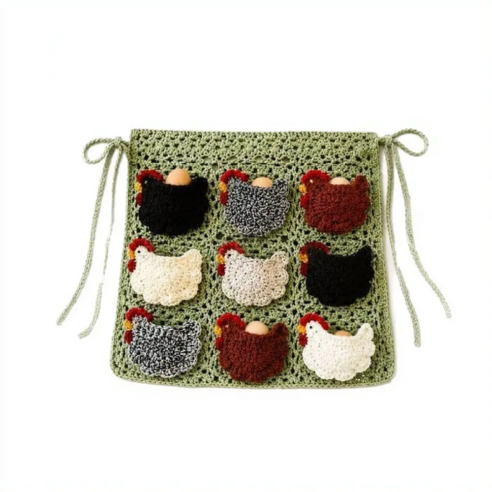 Chicken Egg Collecting Pouch Apron Durable Poultry Harvesting Bib Farm Garden Tool Storage Holder Outdoor Essential