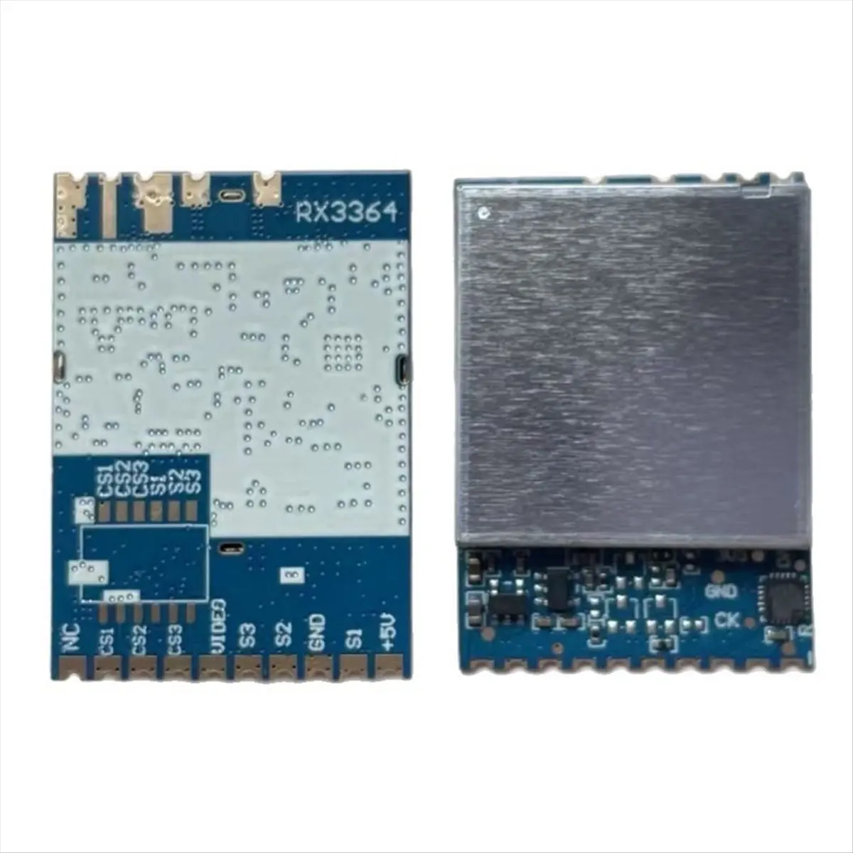 【~ New Y24A】2PCS 3.3G FPV VTX Module RX3364 Wireless Module Analog Wireless FPV Audio Video Transmission Receiver Module