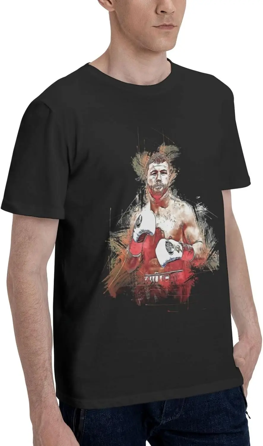 Men's Classic Cotton Short Sleeve Crewneck T Shirt 80s 90s Graphic Tee Shirt Top