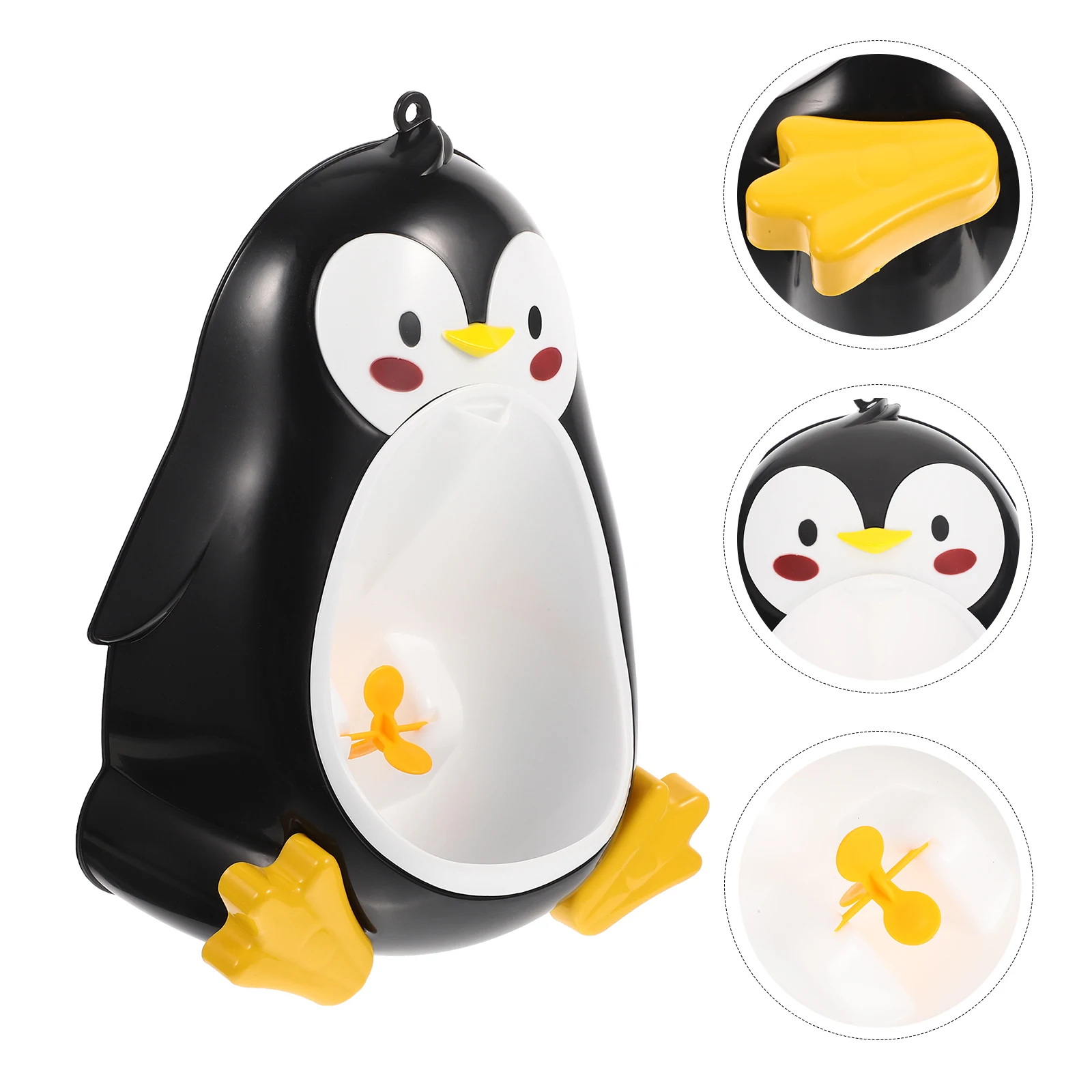 

Children's Wall Mounted Penguin Urinal Easy Clean Large Capacity Toddler Potty Training Baby Gadgets Kids Urinal Travel