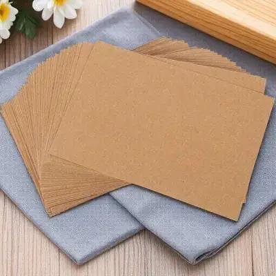 50개 인쇄 가능한 접착식 봉투 A4 사이즈 갈색 크라프트 종이 결혼식 파티 초대장 카드 우편 사진 봉투