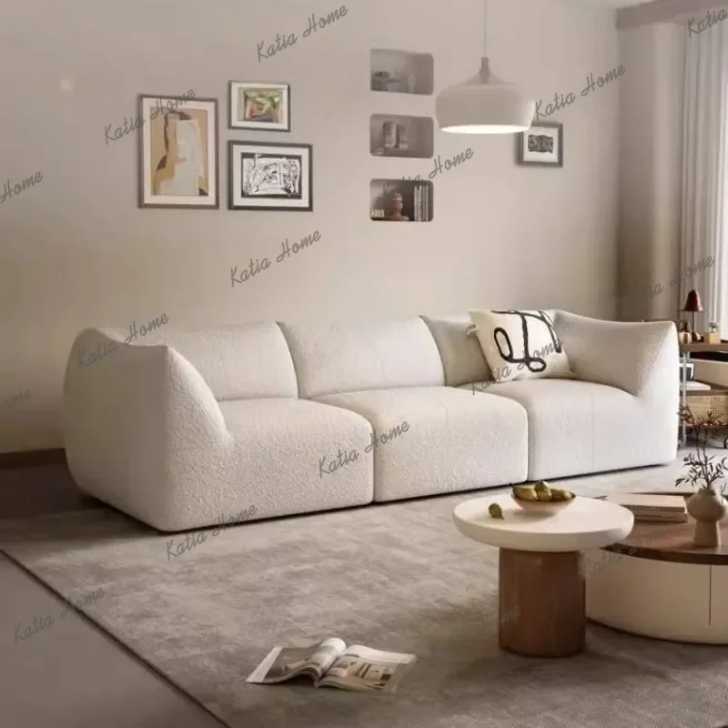 Factory Direct Oversized European Living Room Sofas Minimalist Lazy Lounges Living Room Sofas Individual Japanese Divano Soggior