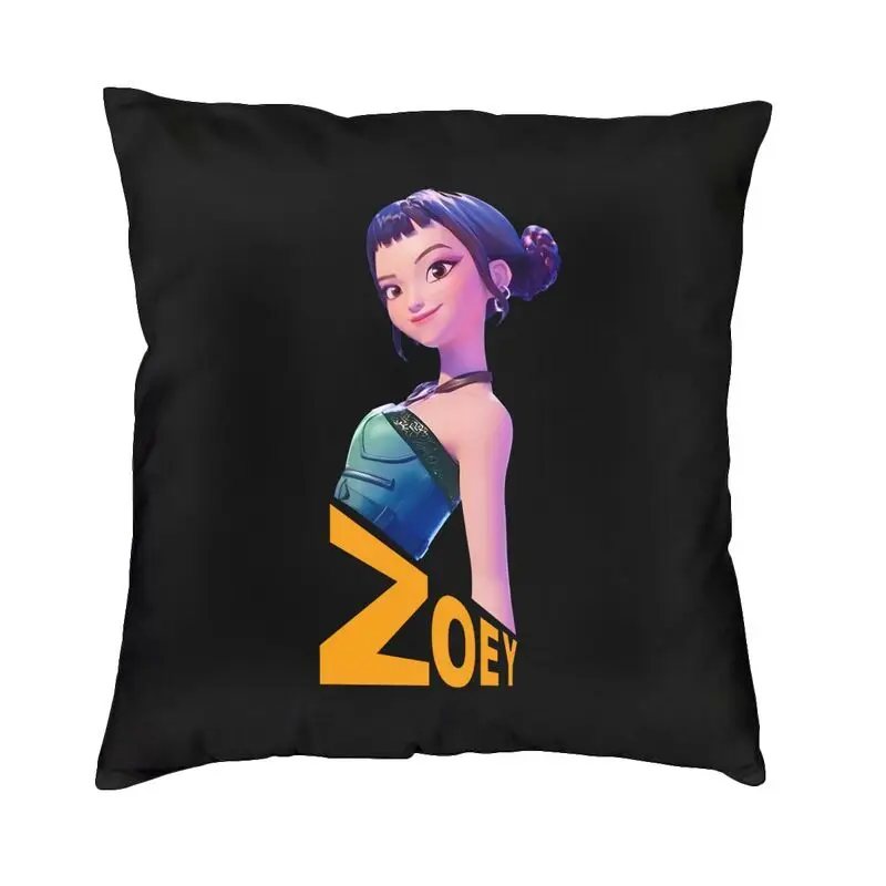 

Kpop Demon Hunter Huntrix Zoey Girls Чехлы для подушек Двусторонняя наволочка с 3D принтом для дивана Наволочка Украшение дома