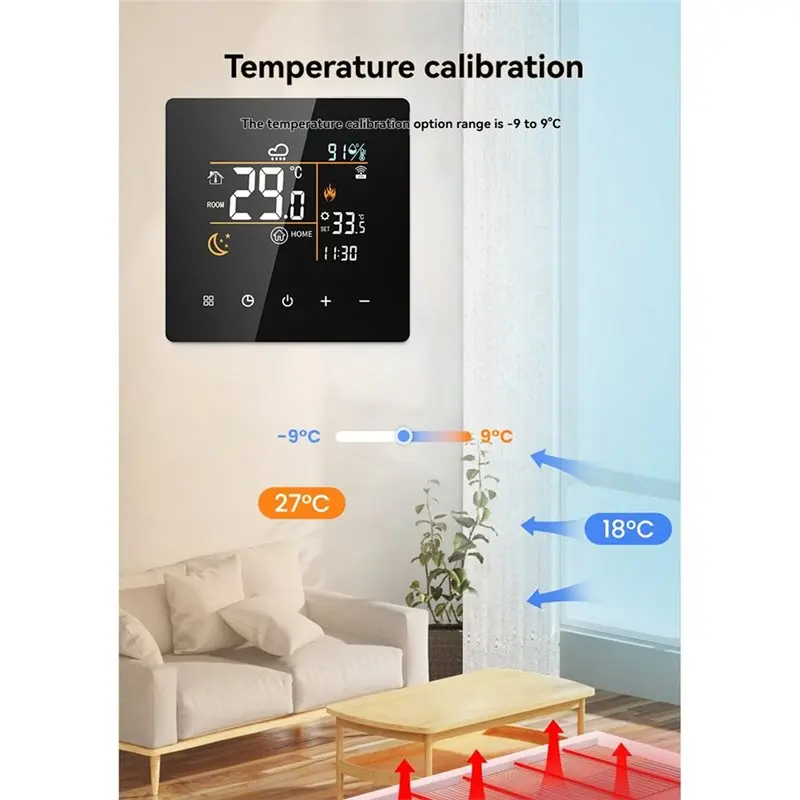 JABS-Water Gas Boiler 3A Wifi Smart Thermostat Tuya Temperature Controller For Google Home Alexa Home Automation